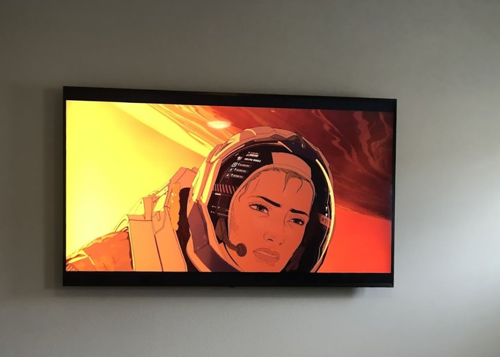 Mounted TV with hidden wires – Throggs Neck, Bronx